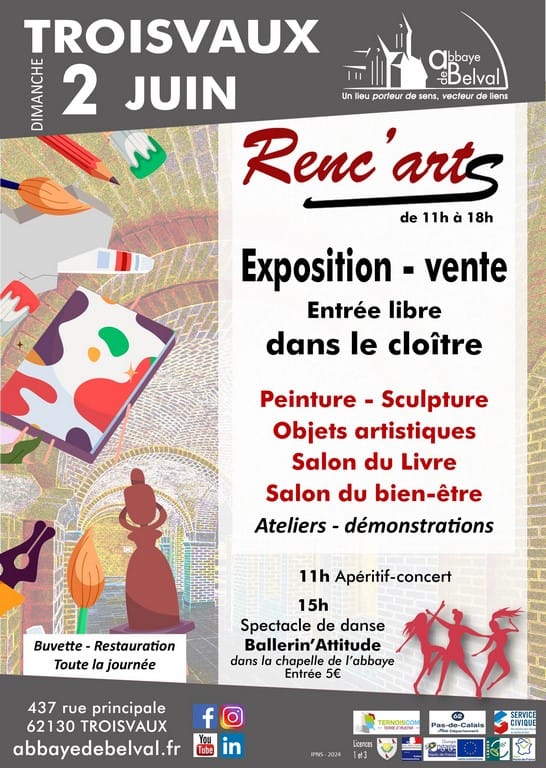 RENC'ARTS abbaye Belval AM Lacroix TROISVAUX